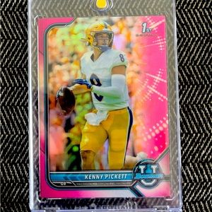 Kenny Pickett - pink bowman’s 1st - 2022 Topps